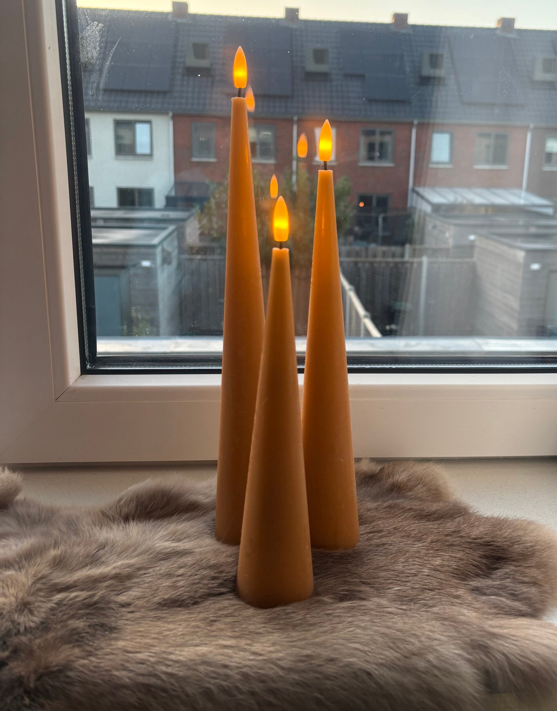 Piramide LED kaarsen Countryfield