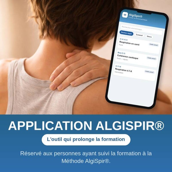 Application AlgiSpir® — l'outil qui prolonge la formation