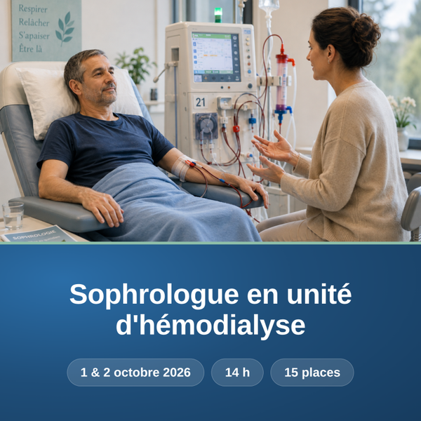 Sophrologue en unité d'hémodialyse