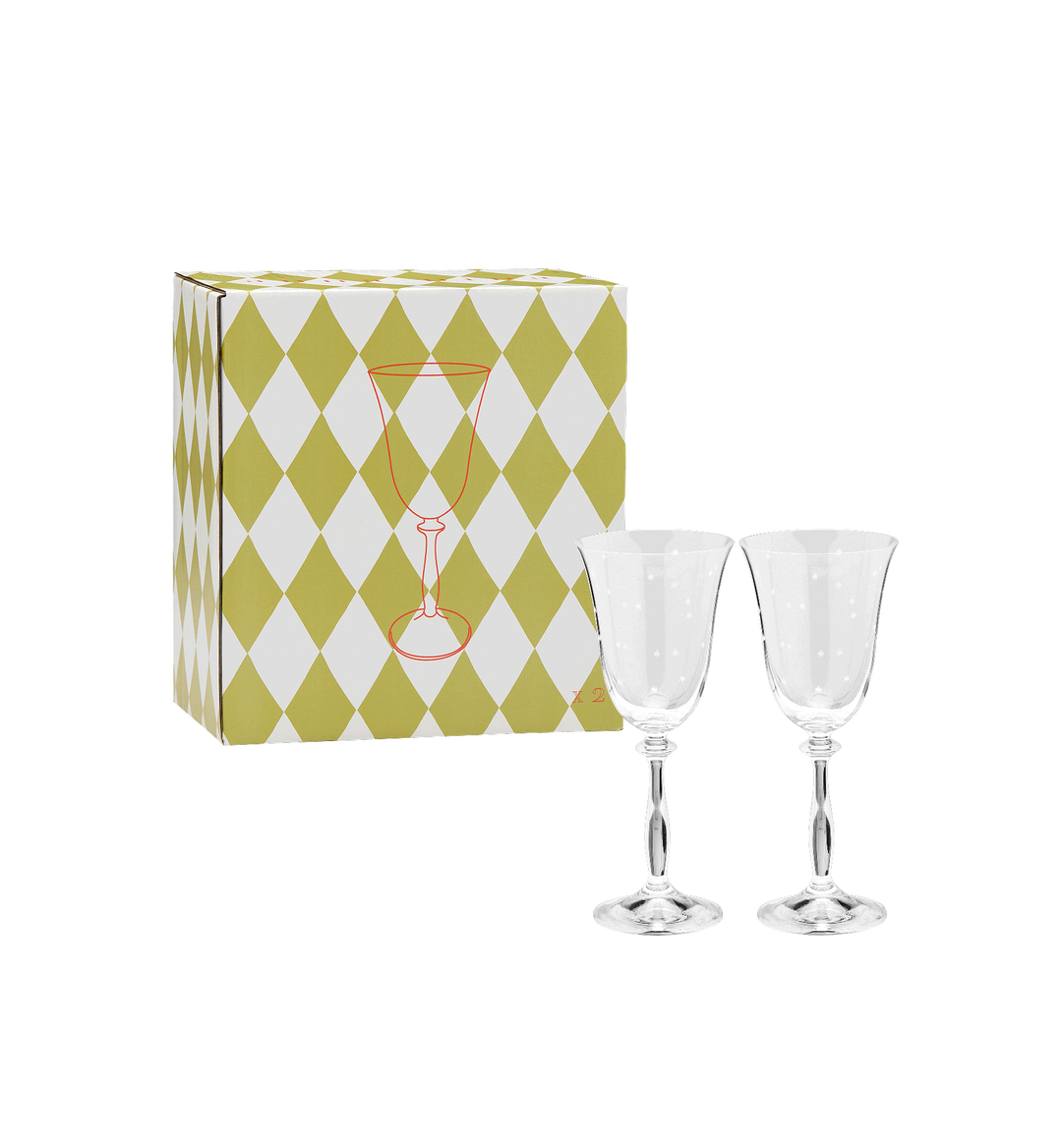 Anna+Nina stary eve wijnglazen