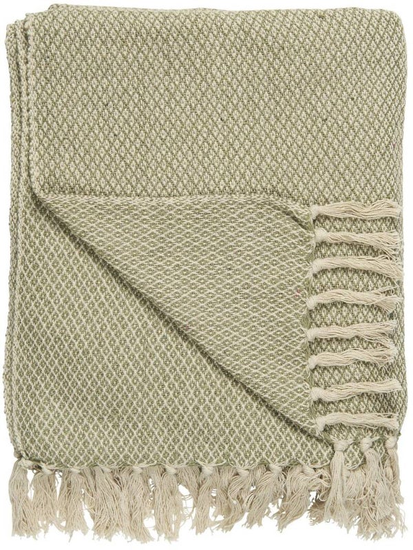 IB Laursen plaid creme / dusty green