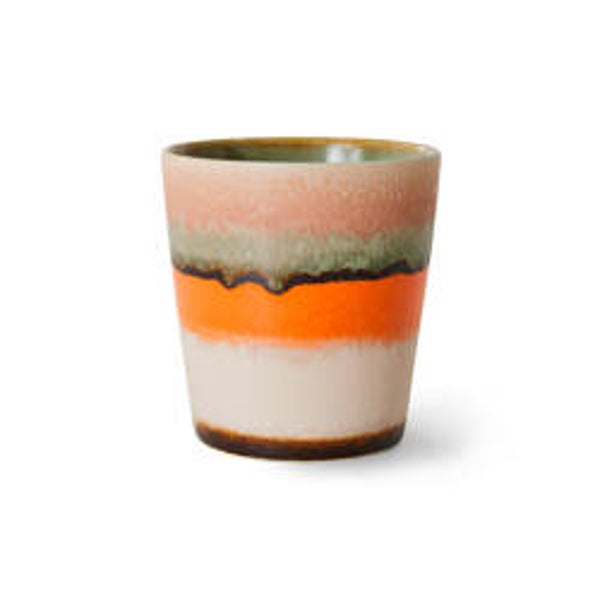 HKliving 70s ceramics coffee mug Burst