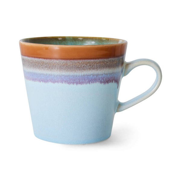HKliving 70s ceramics cappuccino mug Ash