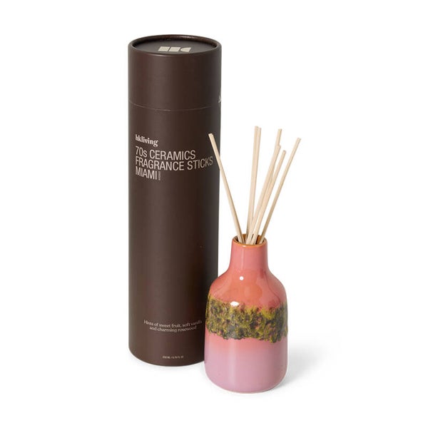 HKliving 70s ceramics fragance sticks Miami