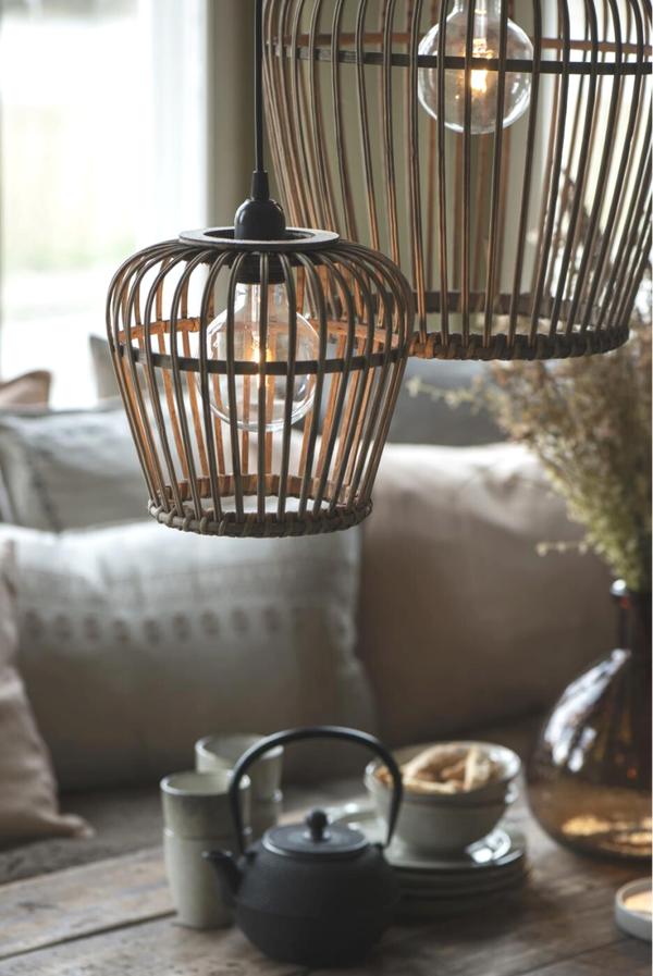 Hanglamp bamboo L Ib Laursen