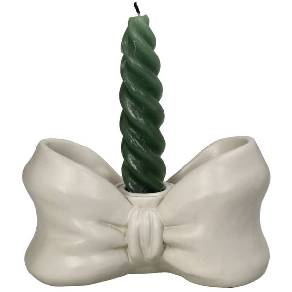 Kandelaar strik groen of roze