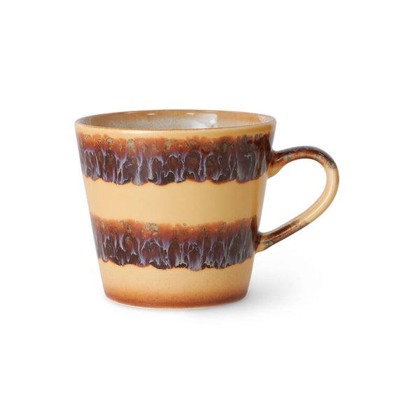 HKliving 70s cappuccino mug cliffs