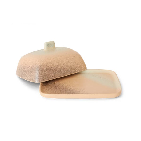 HKliving 70s ceramics butter dish breeze