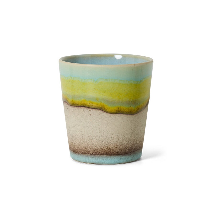 HKliving 70s ceramics coffee mug glint