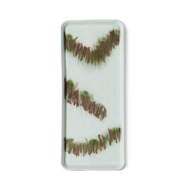 HKliving 70s ceramics cake tray tide