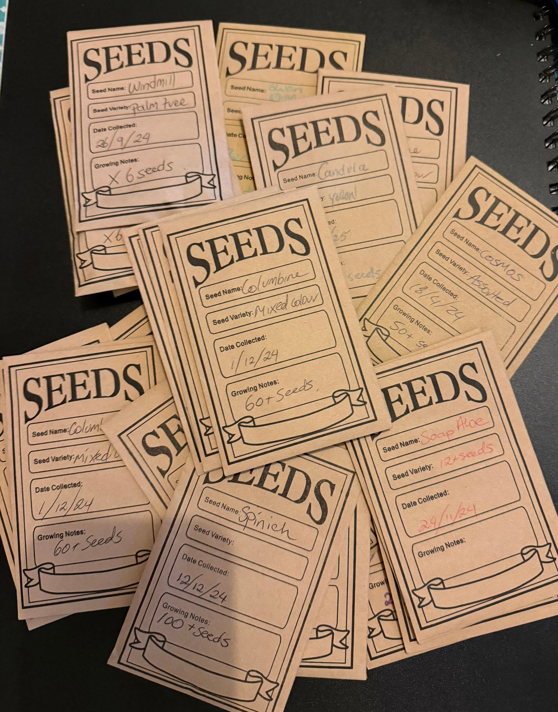Bulk lot of seeds herbs flowers - clearance!! due to date