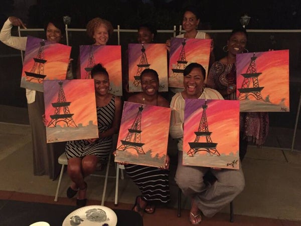 SIP & PAINT BUNDLE FOR 2-7 PEOPLE