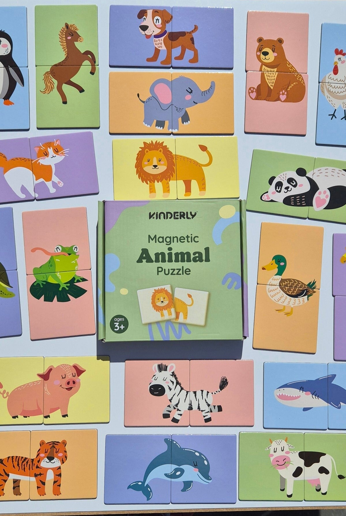 *PRE-ORDER* Kinderly - MAGNETISCHE DIERENPUZZELS (40 DELIG)