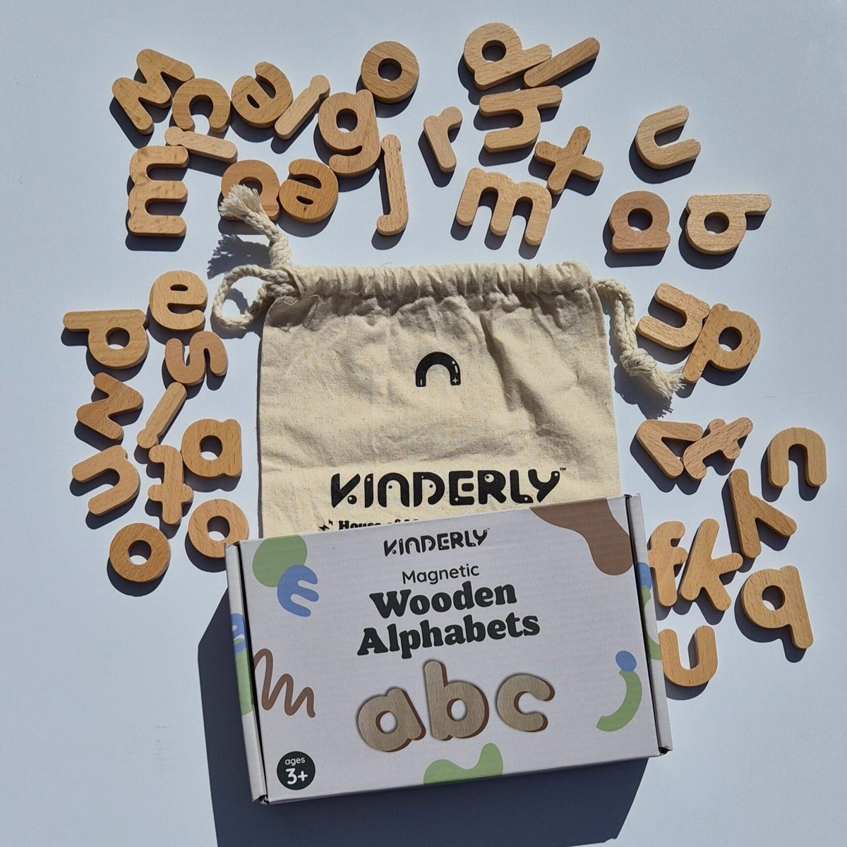 *PRE-ORDER* Kinderly - MAGNETISCHE HOUTEN ALFABET