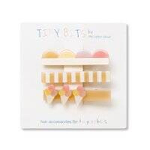 The Cotton cloud - Set van 3 haarclips Ice Cream