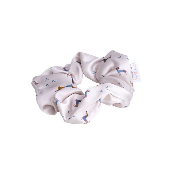 The Cotton cloud - Teckel Scrunchie