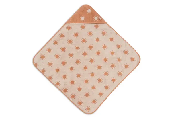 Jollein - Badcape Badstof - Jacquard - Light Terra