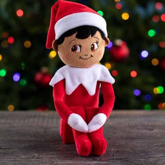 The Elf on a shelf - Huggable 80cm - Jongen met bruine ogen