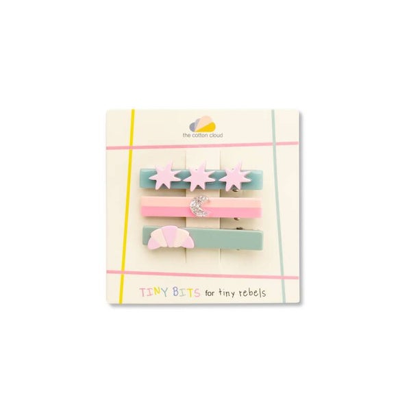 The Cotton cloud - Set van 3 haarclips Sparks