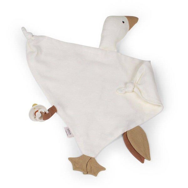 *SAGA - Blinkie Knuffeldoekje Goose - Cream