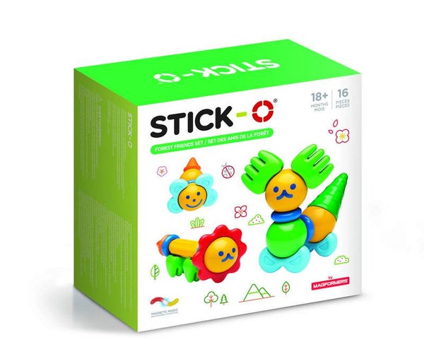 Stick-O - Forest Friends Set 16 stuks