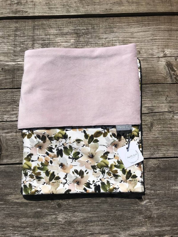*Wiegdeken - Bloom Pink - Petit Juul