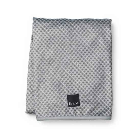 *Pearle Velvet baby deken 75X100CM Turquoise Nouveau- ELODIE