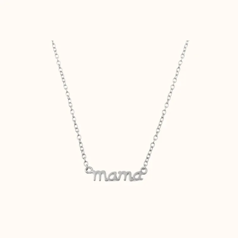 Folie à trois - mama ketting - ZILVER
