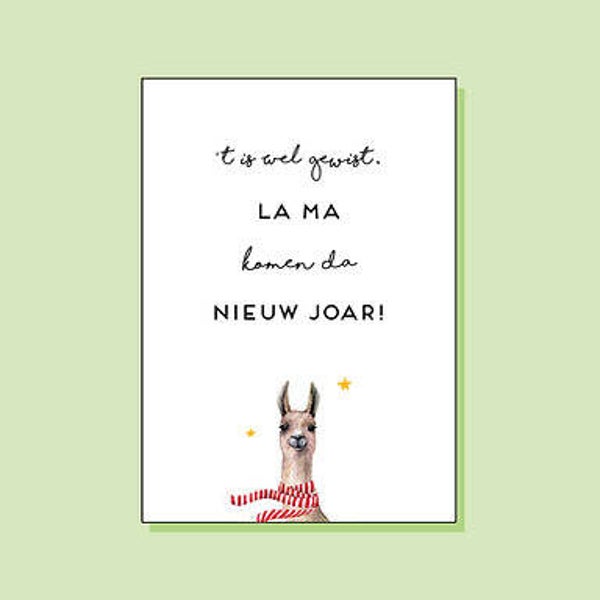 *Kaartje - La ma komen da nieuw joar