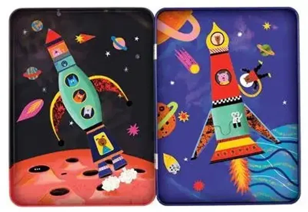 Mudpuppy - Happy Camper Magnetic play set