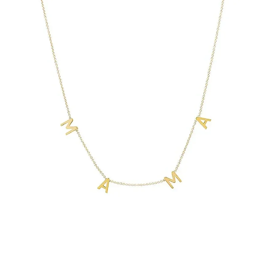 Folie à trois - MAMA ketting - GOUD