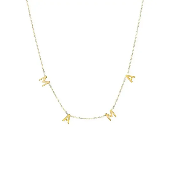 Folie à trois - MAMA ketting - GOUD