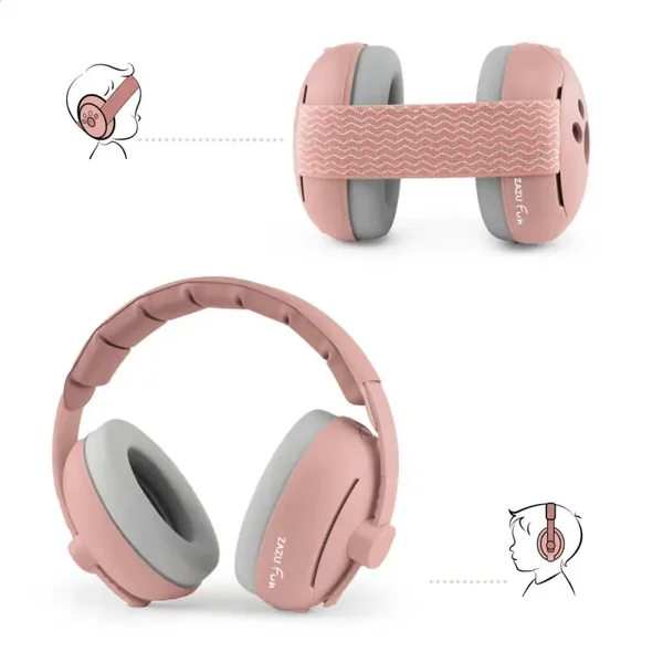 Zazu - 2 in 1 Gehoorbeschermers Pink