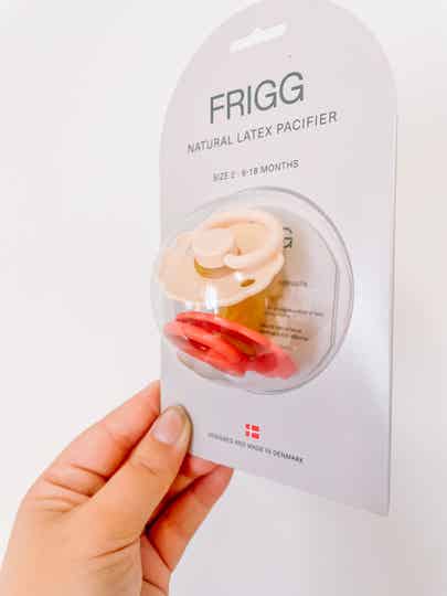 Frigg Daisy speen 2 pack Latex - pink cream & poppy  - T2