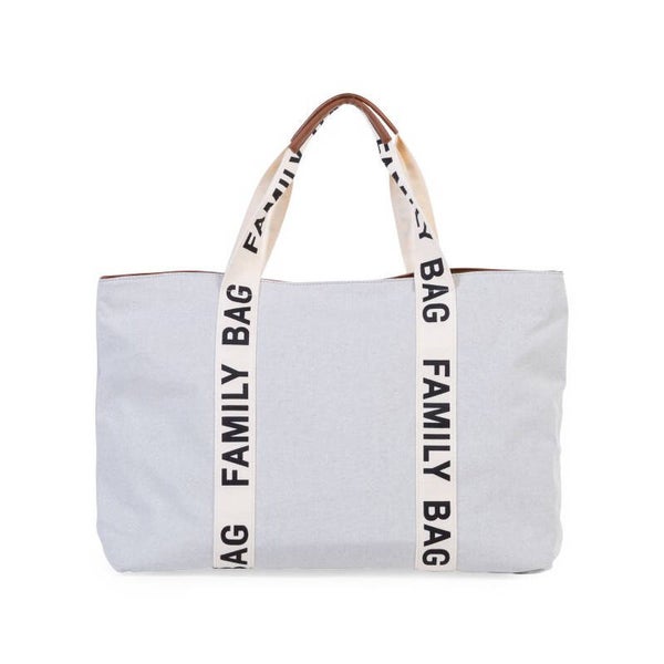 Childhome - FAMILY BAG SIGNATURE CANVAS GREEN