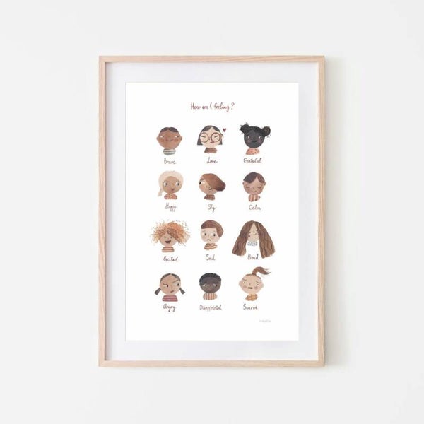 Mushie Poster feelings large 50x70 cm