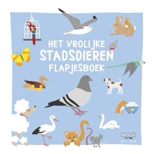 Het vrolijke stadsdieren flapjesboek - Noox City Kids