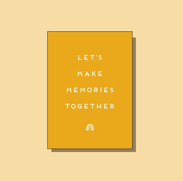 Kaartje - Let's make memories together