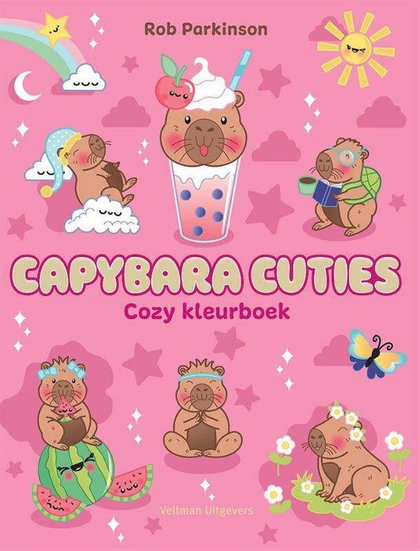 Kleurboek Capybara Cuties - Rob Parkinson