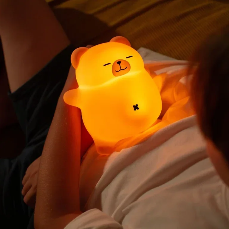 Mary's Led Nachtlamp | Ademend Beertje Snoaring Bear
