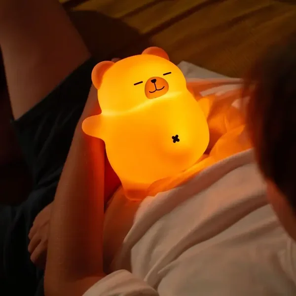 Mary's Led Nachtlamp | Ademend Beertje Snoaring Bear