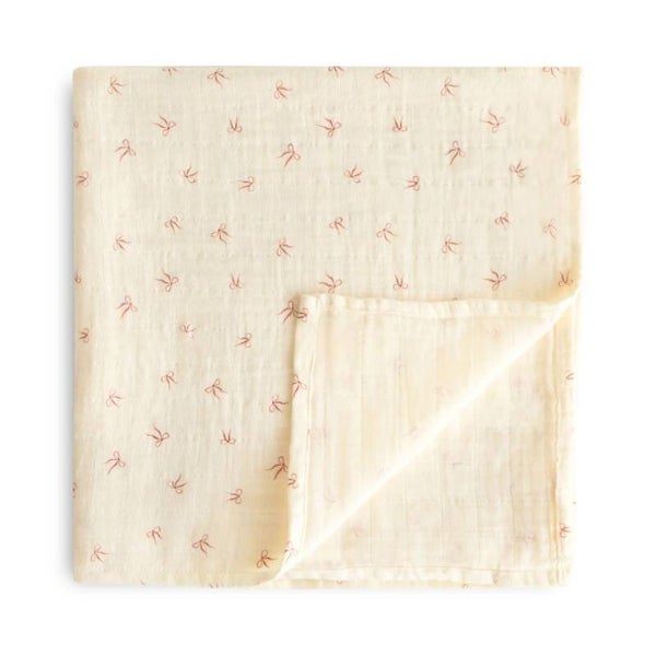 Mushie Swaddle - Bows
