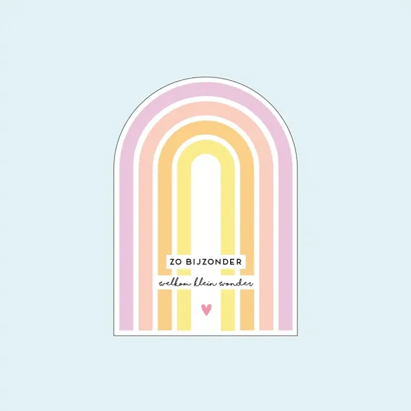 Kaartje - Zo bijzonder welkom klein wonder