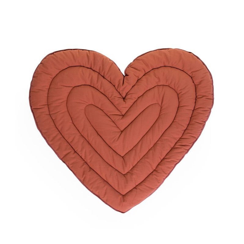 CH - SPEELTAPIJT HEART 120CM TERRACOTTA