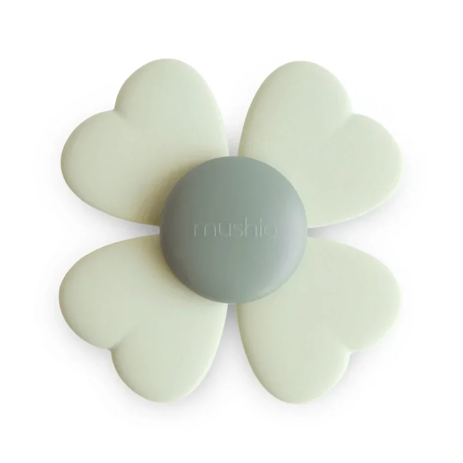 Mushie - Spinner Met Zuignap Bloem 11Cm