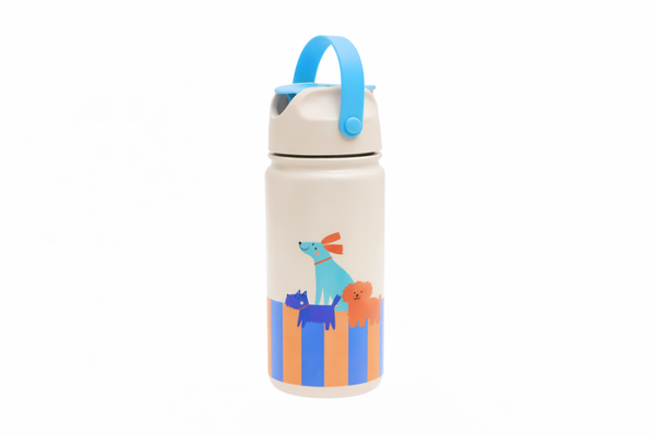The Cotton Cloud - Stainless Steel Bottle WOOF GANG