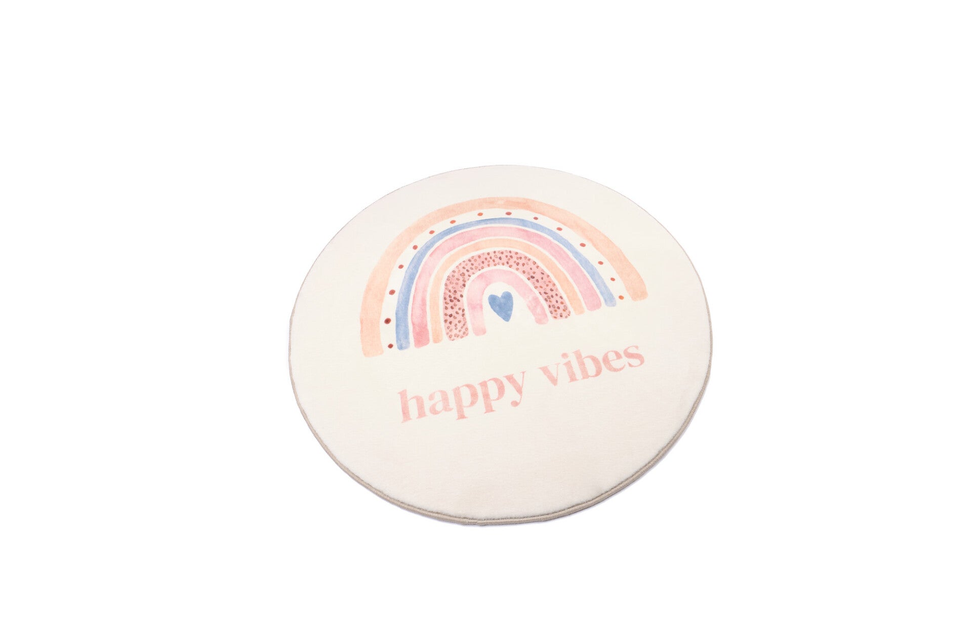 PRE-ORDER Littlegem Cosy Speeltapijt - Happy Vibes - Rond 120CM
