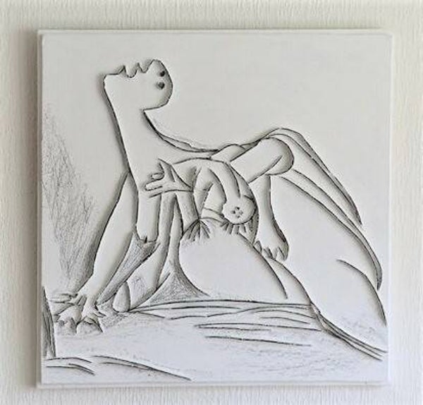 Detail Guernica in 3d painting AJArt  M44