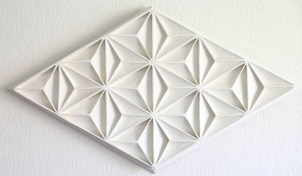 Abstract white painting -  Diamond Series nr 1  - AJArt  M29