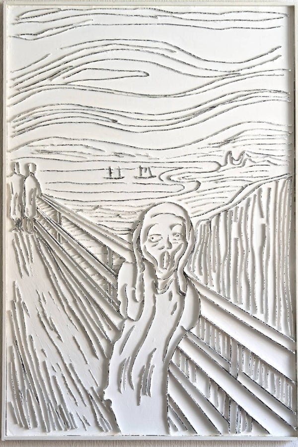 The Scream Munch 3d AJArt  M13